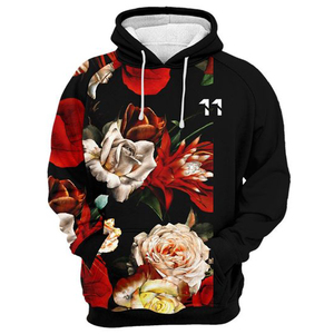 Pull-overs à capuche unisexes en tricot de haute qualité, anti-rétrécissement, anti-plis, écologiques, personnalisables avec logo en polyester par sublimation, coupe-vent - Product Image 2