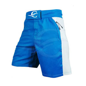 ¡Pantalones cortos MMA personalizables directos de fábrica con logotipo completamente impreso cómodo desgaste de artes marciales diseñado por usted! - Product Image 4