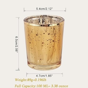 เชิงเทียนผ้าไหมพิมพ์ลายแก้วสำหรับงานเลี้ยงวันวาเลนไทน์คริสต์มาสงานแต่งงานโต๊ะงานเลี้ยงอาหารค่ำที่ดีที่สุดไอเดียของขวัญที่ดีที่สุด - Product Image 2