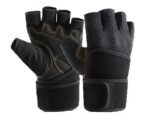 Gants de gymnastique unisexes de haute qualité personnalisés en cuir Sport entraînement Spandex gants de Fitness pour l'haltérophilie nouvelle mode en plein air - Product Image 3