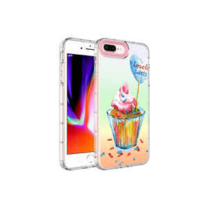 Coque pour iPhone 8 Plus de MRSA Korn, colorée et électro-plaquée, avec protection de l'appareil photo et compatibilité avec le 7 Plus - Design mignon - Product Image 1