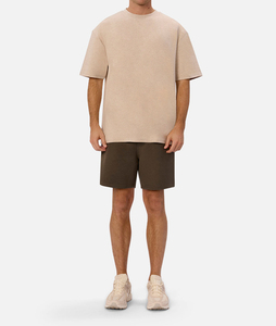 Gran oferta, pantalones cortos atléticos, mezcla de poliéster y algodón de primera calidad, cintura elástica, ropa deportiva informal, venta al por mayor, cómodos y transpirables - Product Image 6