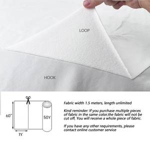 超柔软静音钩环面料婴儿服装尿布襁褓围兜柔软Velcro卷150厘米OEKO-TEX认证 - Product Image 4