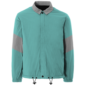 เสื้อแจ็กเก็ตเสื้อโค้ชพิมพ์ซับลิเมชันชุดฝึกกันลมคอตั้งดีไซน์ล่าสุดสำหรับฤดูใบไม้ผลิ - Product Image 1