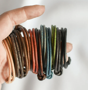 Genuine Leather Cord Bracelet or Anklet Best Selling Rope Bracelet <b>Men</b>, Nautical Rope Bracelet, Surfer Bracelet - Product Image 1