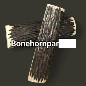 Cuchillo de ciervo de hueso hecho a mano de alta calidad, escamas con mango, cuerno de búfalo, imitación antigua, tacto Real, perfecto para la elaboración de cuchillos - Product Image 6