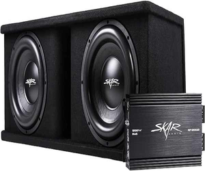 Auténtico Subwoofer Skar Audio Sdr-2X12D4 Original de Doble Bobina de 12 Pulgadas y 2400 Vatios con Caja Portada y Amplificadores Disponibles - Product Image 2