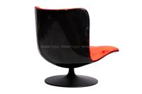 Chaise longue à base en acier revêtue de poudre pivotante en fibre de verre Revêtement en tissu mousse ignifuge Marilyn Modern