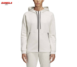 Personalizado al por mayor nueva moda Quater Zip cortavientos con capucha personalizado impreso sudaderas con capucha para mujeres ropa de gimnasio con bolsillo - Product Image 3