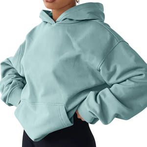 Haute qualité femmes pull surdimensionné respirant goutte épaule 3D bouffée impression graphique Logo personnalisé Streetwear sweats à capuche Style - Product Image 4