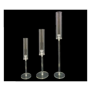 Candelabro de brazos de cristal único, nuevo diseño, centro de mesa de boda, decoración de cristal, Pascua, Día de San Valentín, cumpleaños - Product Image 1