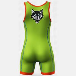 Vente flash 2025, justaucorps de lutte personnalisé pour hommes et filles, sans bretelles, fermeture à pression, respirant, polyester et élasthanne, personnalisable - Product Image 6