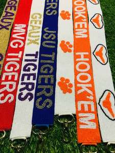 Correa de bolso de alta calidad con cuentas, patrón de letras, bordado de cuentas de semilla, asa para bolso de hombro, cinturón cruzado, proveedor mayorista - Product Image 4