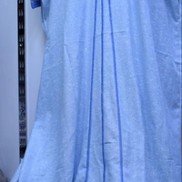 Tunique marocaine Thorbes sur mesure ODM grande taille respirante en lin, soie et polyester pour homme, longueur cheville, broderie traditionnelle musulmane