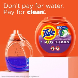 Tide <b>PODS</b> 81 ct Spring Meadow HE Compatible <b>Laundry</b> <b>Detergent</b> Soap Pacs 3 in 1 Powerful Clean - Product Image 2