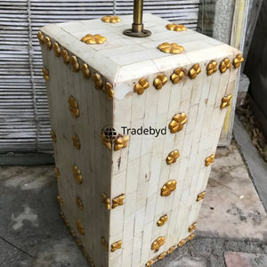 Lámpara de Mesa de Diseño Moderno Premium con Incrustaciones de Hueso, LED E26 AC, Ecológica, Hecha a Mano, para Sala de Estar, Dormitorio y Decoración de Hotel, Tradebyd - Product Image 4