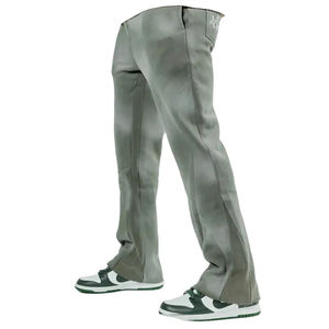Pantalones Deportivos para Hombre, 100% Algodón, Lavado Ácido, Estilo Urbano, Personalizables, Vintage, Corte Acampanado - Product Image 1