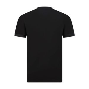 Service OEM T-shirts noirs de haute qualité Vente en gros T-shirts noirs personnalisés 100% coton pour hommes Vente en gros T-shirts en tissu de coton à col rond - Product Image 3