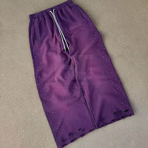 กางเกงลำลองผ้า2025สำหรับผู้ชายกางเกงผ้าฝ้าย100% น้ำหนักเบาดีไซน์ล่าสุดเป็นมิตรกับสิ่งแวดล้อม - Product Image 2