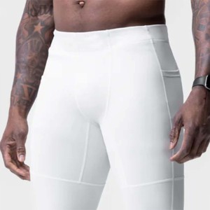Leggings de compression pour hommes pour la gym et la course-Collants d'entraînement respirants, extensibles et anti-frottement pour une performance maximale - Product Image 5