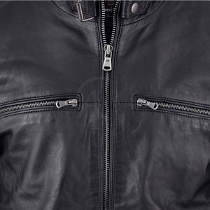 เสื้อแจ็คเก็ตหนังผู้ชายขายดี แฟชั่นใหม่ เสื้อแจ็คเก็ตหนังผู้ชายกันลม - Product Image 2