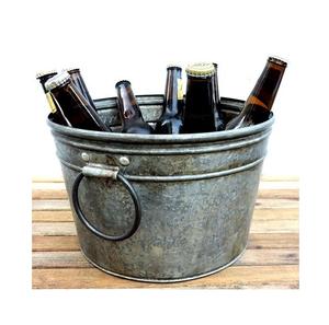 Seau à glace à vin poli brillant pour les fêtes Usine de refroidisseur de vin de conception européenne Bol à champagne en acier inoxydable personnalisé - Product Image 4