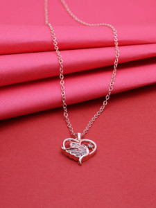 Fashion <b>Jewelry</b> Pendants Charms, <b>Rose</b> <b>Gold</b> Plated Pendant, Everyday Pendant Necklace, Custom Chain Pendant, Fancy Pendant Locket - Product Image 3