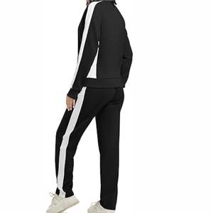 Conjunto Deportivo de 2 Piezas para Mujer, Talla Grande, Invierno 2026, Sudadera con Capucha y Pantalones Acampanados de Cintura Alta, Diseño Personalizado, Ropa al por Mayor - Product Image 2