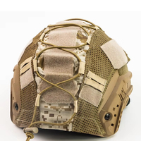 Vente rapide couverture de casque tactique universelle livraison rapide casque de sécurité en tissu de Camouflage extérieur pour accessoires de chasse