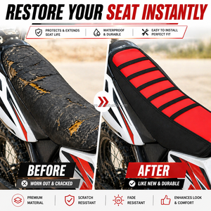 Funda de Asiento JFG RACING Universal de Goma Blanda Acolchada para Motos de Dirt <span class=keywords><strong>Pit</strong></span> <span class=keywords><strong>Bike</strong></span> y Motocross - Product Image 3