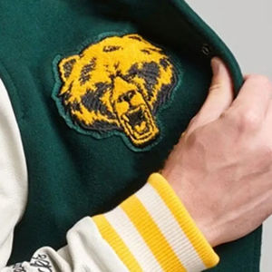 Fabricant de vêtements de ville neufs avec logo personnalisé veste universitaire Letterman de baseball brodée en laine et chenille pour hommes - Product Image 6