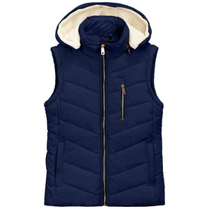 Chaleco Acolchado de Invierno para Mujer 2025, Cuello Alto, Cálido, Transpirable, Impermeable, Servicio OEM - Product Image 1