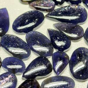 หินโมราสีเขียวประดับอัญมณีทำมือเกรดสูง iolite ลายไฟธรรมชาติคุณภาพระดับ AAA + ขนาดฟรีสำหรับใช้ในการรักษา - Product Image 4