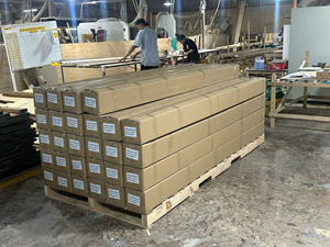 Plinthe en bois massif, moulures décoratives pour meubles de cuisine, fabricant OEM, exportation d'usine - Product Image 4