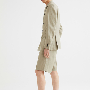 Ropa deportiva personalizada para hombre, pantalones cortos informales de algodón para gimnasio, pantalones cortos totalmente personalizados al por mayor - Product Image 3