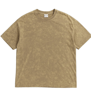 Camisetas de algodón de gama alta para hombre, camiseta transpirable suave de verano informal de manga corta con cuello estampado para mujer - Product Image 3