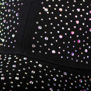 Casquettes de baseball à boucle métallique, casquettes de baseball d'extérieur avec diamants, casquettes de sport unisexe personnalisées à 6 panneaux avec logo, ajustées et à visière incurvée - Product Image 3