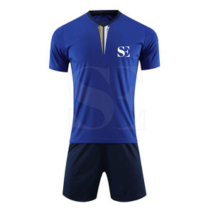 Nueva llegada superventas jersey de fútbol y pantalones cortos conjunto de alto fabricante uniforme de fútbol juvenil - Product Image 1