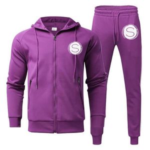 ชุดวอร์มกีฬาแขนยาวสำหรับผู้ชายชุดวิ่งลำลองตามสั่ง - Product Image 2