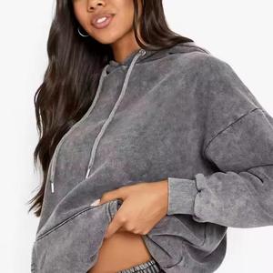 Venta al por mayor de chándal deportivo unisex con logotipo personalizado trajes lisos para hombres y mujeres con capucha más chándal para correr - Product Image 4