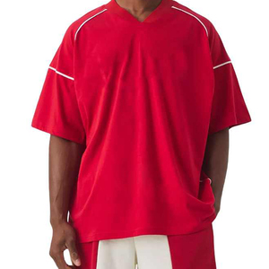 High Quality Customized Summer <b>Men's</b> <b>T</b>-<b>Shirts</b> and Shorts Sets Comfortable and Breathable Solid Color Wholesale - Product Image 4