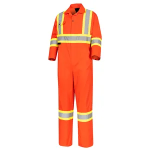 Özel kaynakçı mühendislik Mens iş üniformaları tulum yansıtıcı antistatik alev dayanıklı Fr iş elbisesi tulum takım