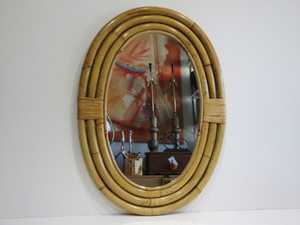 Best Collection Bamboo Rattan <b>Mirrors</b> Frame Light Wall Salon <b>Mirror</b> Customize Package Bedroom Furniture - Product Image 4