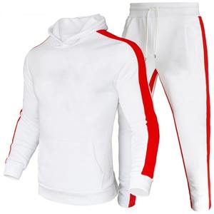 Chándal para hombre 100% algodón para hombre Otoño e Invierno Nuevo Color sólido Sudadera con capucha + Pantalones Conjunto de dos piezas Conjunto de moda Chándal para hombre - Product Image 6