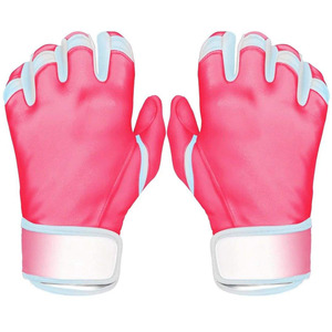 High Quality Lightweight Polyester/Cotton <b>Baseball</b> Batting Gloves Right Hand Breathable Customized Logo Men's Wholesale - Product Image 5