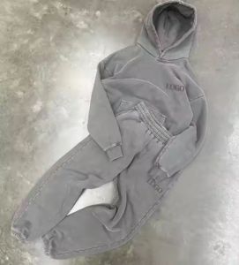 Survêtements pour hommes en coton 100% de haute qualité, lavage à l'acide, vente en gros personnalisée, prix bas, best-seller, survêtements lavés à l'acide pour hommes - Product Image 4