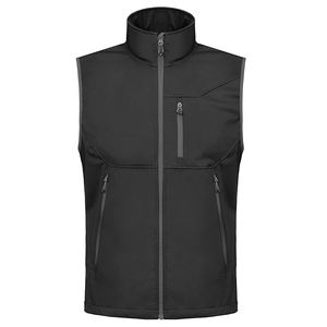 Gilet Softshell léger pour homme Veste imperméable sans manches coupe-vent pour voyage randonnée course gilet de golf - Product Image 2