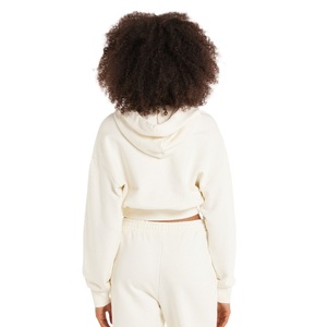 Sudadera con capucha de algodón con estampado de logotipo personalizado para mujer, sudaderas informales holgadas de manga larga con diseño de posición de logotipo frontal para Otoño/Invierno - Product Image 2