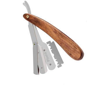Couteau de rasage manuel, outils d'épilation, rasoir droit, rasoirs de rasage pour hommes, rasoirs d'épilation pour le soin masculin - Product Image 5