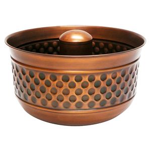 Bonne qualité Bronze finition tuyau Pot fantaisie nouveau Design décoration luxe meilleure qualité tuyau Pot métal tuyau Pot décoratif - Product Image 6